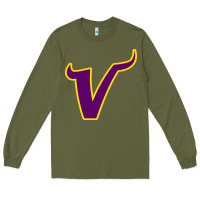 Army Green Vikings Style Long Sleeve Tee - artisFamous