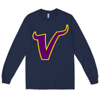 Navy Vikings Style Long Sleeve Tee - artisFamous