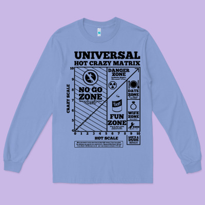 Hot Crazy Matrix Matrix Long Sleeve Tee Designed By Artisfamous