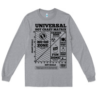 Heather Grey hot crazy matrix matrix Long Sleeve Tee - artisFamous