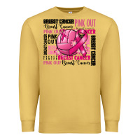 Antique Gold volleyball pink out breast cancer Premium Sweatshirt - RanaPortraitStore