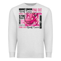 Oatmeal Heather volleyball pink out breast cancer Premium Sweatshirt - RanaPortraitStore