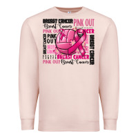 Pale Pink volleyball pink out breast cancer Premium Sweatshirt - RanaPortraitStore