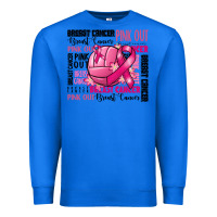 True Royal volleyball pink out breast cancer Premium Sweatshirt - RanaPortraitStore