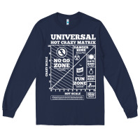 Navy hot crazy matrix matrix Long Sleeve Tee - artisFamous