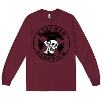 Burgundy knuckle sandwich Long Sleeve Tee - artisFamous