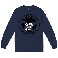 Navy knuckle sandwich Long Sleeve Tee - artisFamous