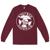 Burgundy knuckle sandwich Long Sleeve Tee - artisFamous