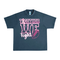 Midnight Navy Together WE Fight Urban Heavy Tee - CowhideDigitalArt