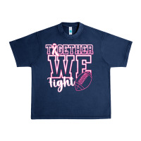 Navy Together WE Fight Urban Heavy Tee - CowhideDigitalArt
