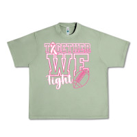 Oil Green Together WE Fight Urban Heavy Tee - CowhideDigitalArt