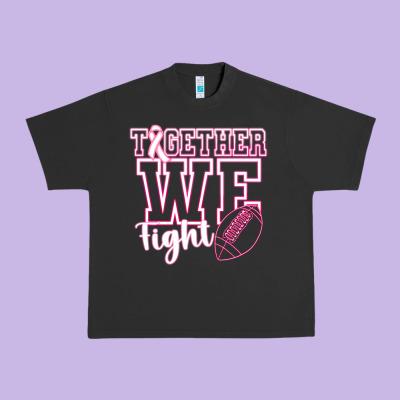 Together We Fight Urban Heavy Tee Designed By Cowhidedigitalart