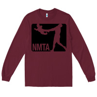 Burgundy national midget tossing association Long Sleeve Tee - artisFamous