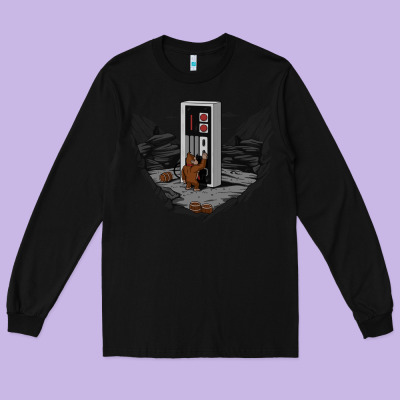 Dawn Of Gaming Long Sleeve Tee Designed By Artisfamous