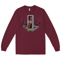 Burgundy dawn of gaming Long Sleeve Tee - artisFamous