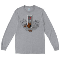 Heather Grey dawn of gaming Long Sleeve Tee - artisFamous