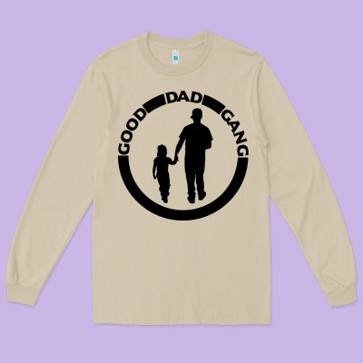 Good Dad Gang Long Sleeve Tee Designed By Artisfamous