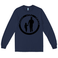 Navy good dad gang Long Sleeve Tee - artisFamous