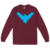 Burgundy nightwing Long Sleeve Tee - artisFamous