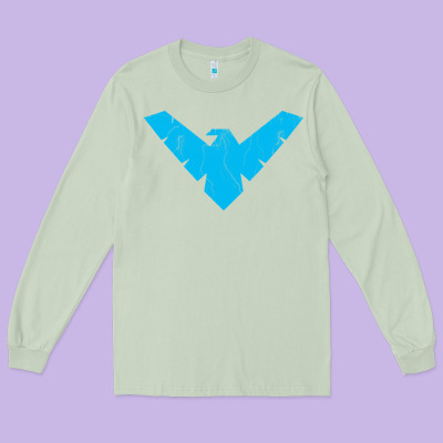 Nightwing Long Sleeve Tee Designed By Artisfamous