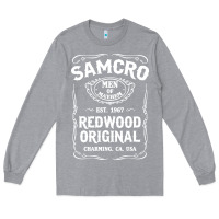 Heather Grey samcro redwood original Long Sleeve Tee - artisFamous