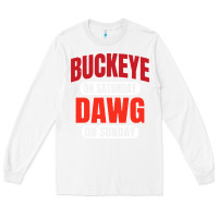 White buckeye on saturday Long Sleeve Tee - artisFamous
