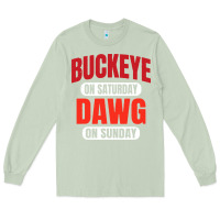 Matcha buckeye on saturday Long Sleeve Tee - artisFamous