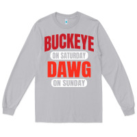 Moon Dust buckeye on saturday Long Sleeve Tee - artisFamous