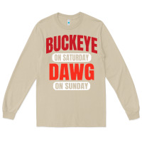 Mushroom buckeye on saturday Long Sleeve Tee - artisFamous
