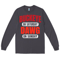 Smoke buckeye on saturday Long Sleeve Tee - artisFamous
