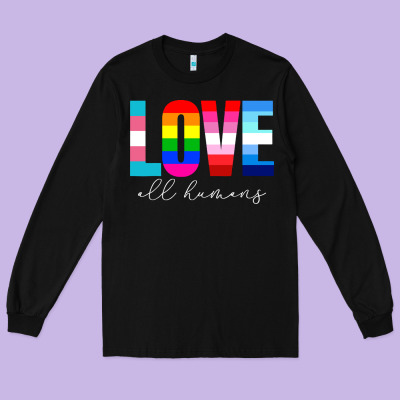 Lgbt Pride Rainbow Love Lgbtq Pride Long Sleeve Tee Designed By Artisfamous