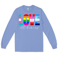 Colony Blue lgbt pride rainbow love lgbtq pride Long Sleeve Tee - artisFamous