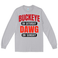 Moon Dust buckeye on saturday Long Sleeve Tee - artisFamous