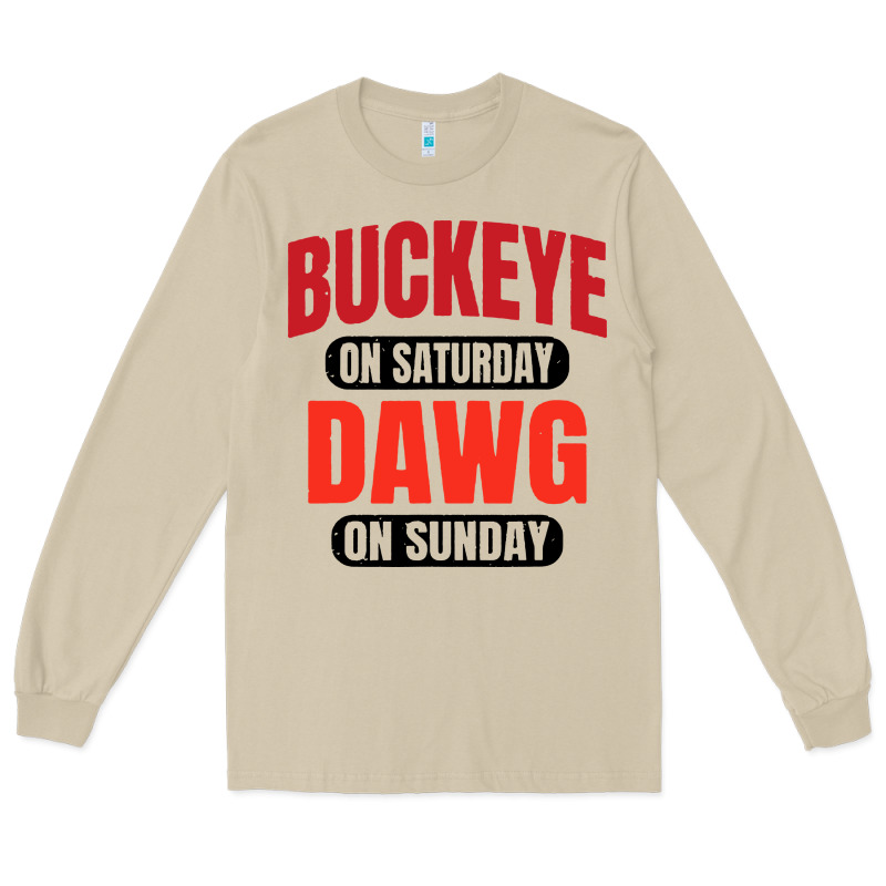 Buckeye On Saturday Long Sleeve Tee by artisFamous | Teevron
