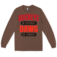 Chestnut buckeye on saturday Long Sleeve Tee - artisFamous