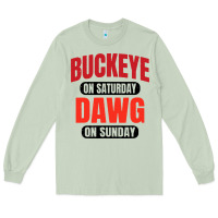 Matcha buckeye on saturday Long Sleeve Tee - artisFamous