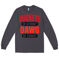 Smoke buckeye on saturday Long Sleeve Tee - artisFamous