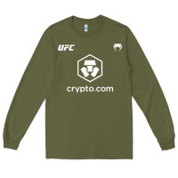 Army Green crypto Long Sleeve Tee - artisFamous