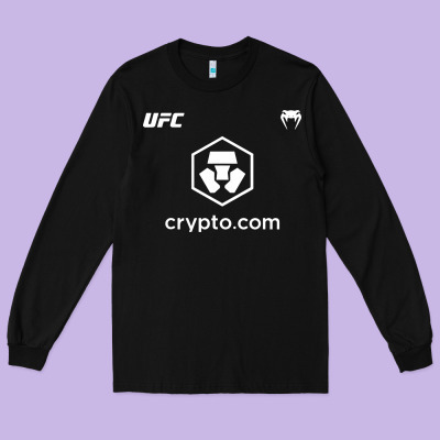 Crypto Long Sleeve Tee Designed By Artisfamous