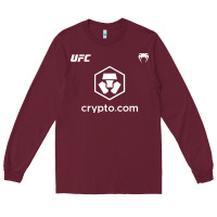 Burgundy crypto Long Sleeve Tee - artisFamous