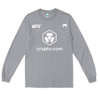 Heather Grey crypto Long Sleeve Tee - artisFamous