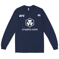 Navy crypto Long Sleeve Tee - artisFamous