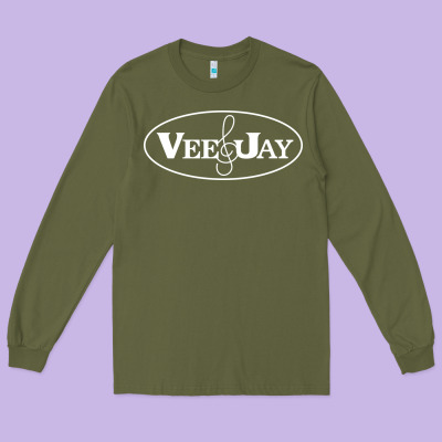 Vee Jay Records Long Sleeve Tee Designed By Artisfamous