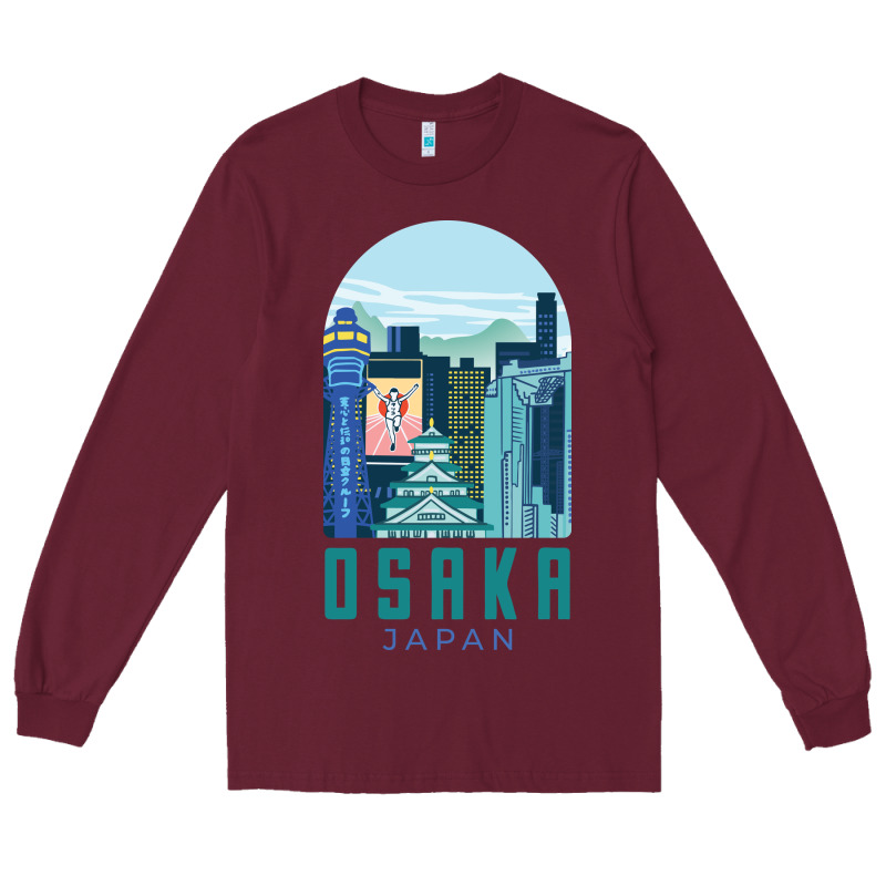 Osaka Japan Long Sleeve Tee by artisFamous | Teevron