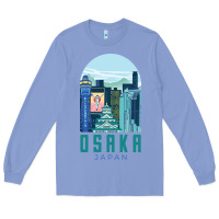 Colony Blue Osaka Japan Long Sleeve Tee - artisFamous