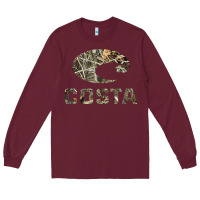 Burgundy costa del mar Long Sleeve Tee - artisFamous