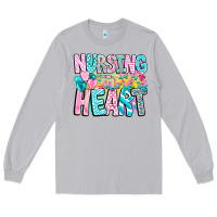 Moon Dust Nursing is a work of heart Long Sleeve Tee - CowhideDigitalArt