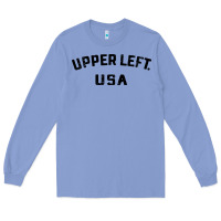 Colony Blue upper left usa Long Sleeve Tee - artisFamous
