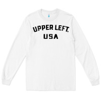 White upper left usa Long Sleeve Tee - artisFamous