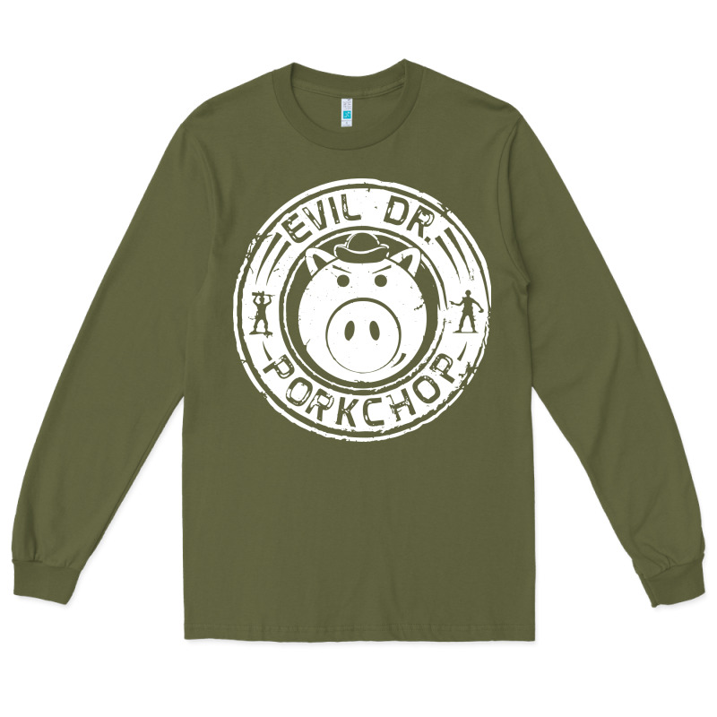 Evil Dr Porkchop Long Sleeve Tee by artisFamous | Teevron